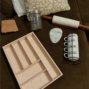 Bamboo Drawer Organizer and Kitchen Accessories